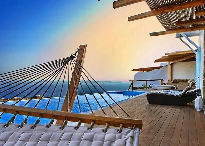 빌라 Luxury Mykonos Kings And Queens Private Pool Kastro *