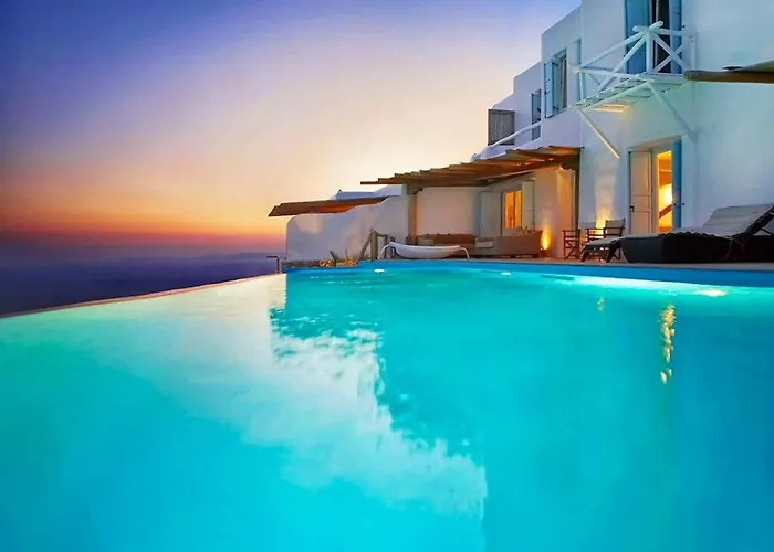 빌라 Luxury Mykonos Kings And Queens Private Pool Kastro Fanari (Mykonos)